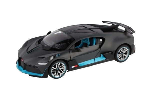 Auto RC Buggatti Divo gris plastique 32cm 2,4GHz télécommande boîte 43x18x25cm