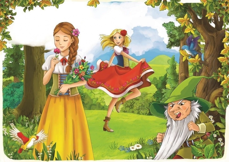 Puzzle Rose de conte de fées 100 pièces