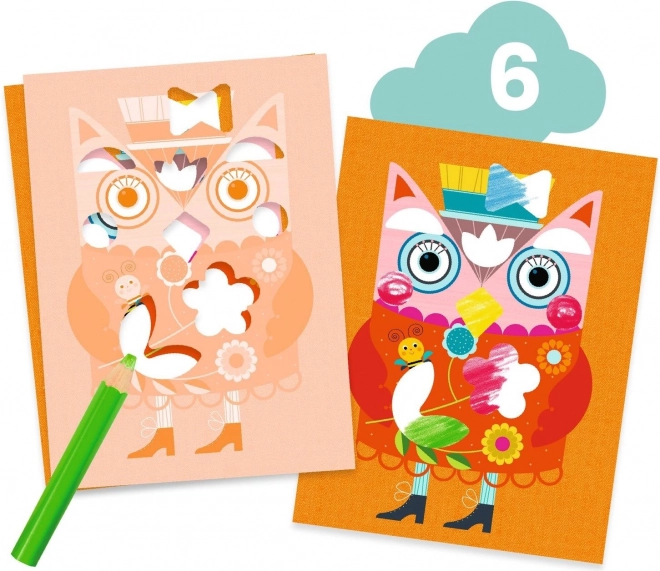 DJECO Ensemble artistique Chat et amis