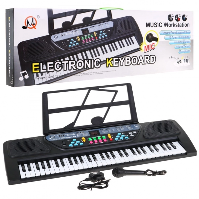 Clavier pour enfants avec mode leçon 5+ avec micro et enregistrement