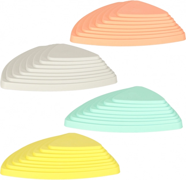 Pierres pastel pour l'équilibre et l'entraînement sensoriel pour enfants