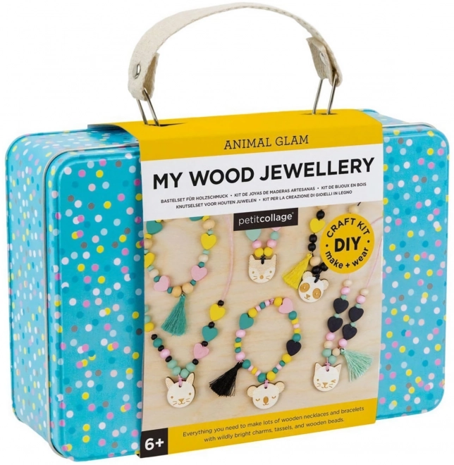 Petit Collage Kit de création de bijoux Charmants animaux