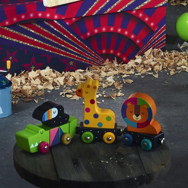 Vilac Train coloré d'animaux Andy Westfac
