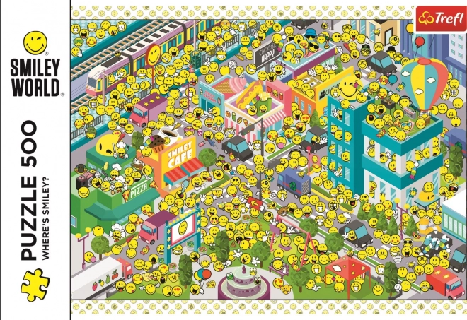 Puzzle Smiley - Où est Smiley ? 500 pièces