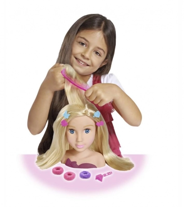 Tête à coiffer avec accessoires