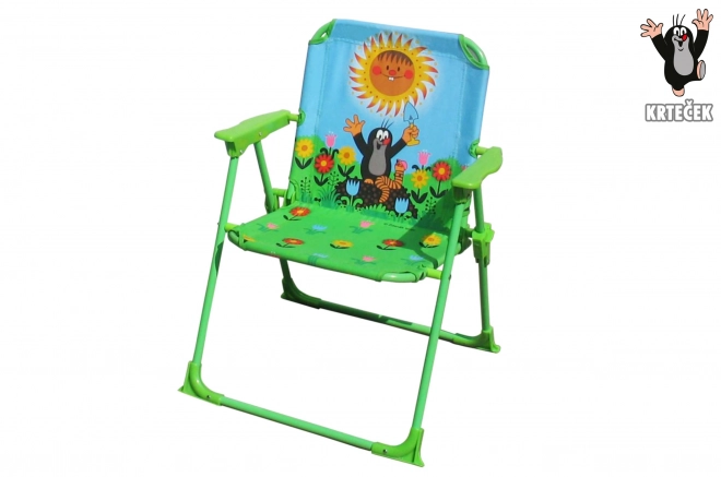 Chaise de Jardin avec Motif Taupe