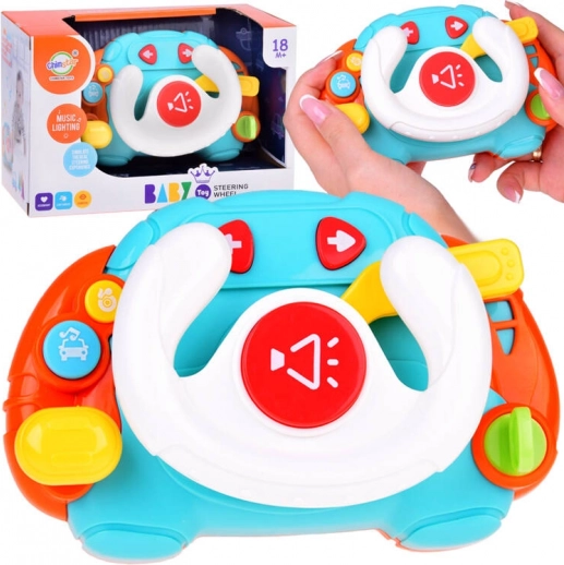 Volant interactif pour enfants avec lumières et sons