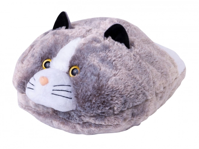 Pantoufle en peluche réchauffante Chat Cozy Noxxiez