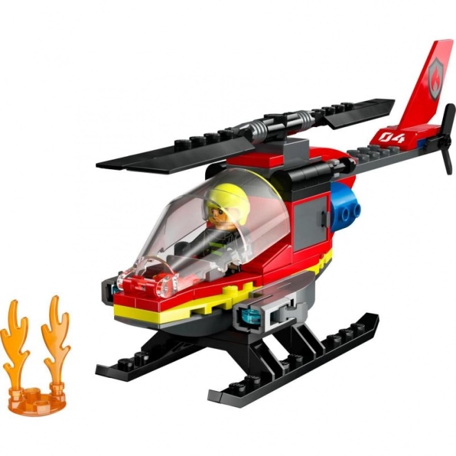 LEGO® City 60411 Hélicoptère de secours des pompiers