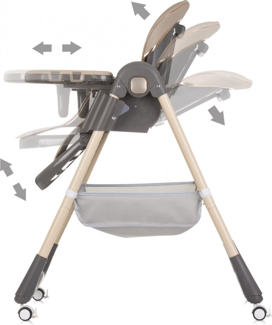 Chaise haute First Spoon Macadamia
