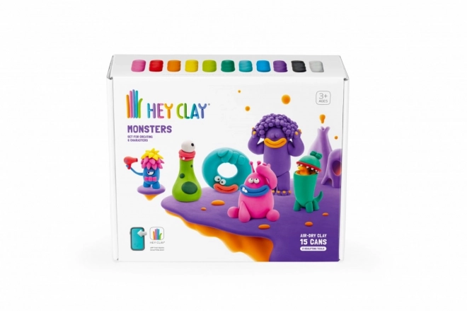 Hej Clay ensemble de plastique Monsters