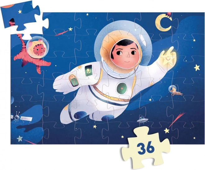Puzzle Astronaute sur la Lune 36 pièces