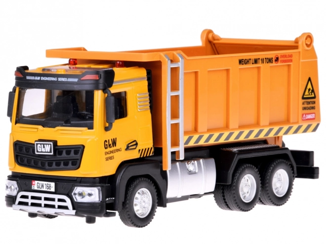 Camion basculant avec effets sonores et lumineux