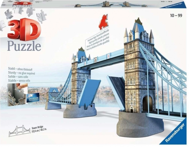 Ravensburger puzzle 3D Tower Bridge Londres – 282 pièces