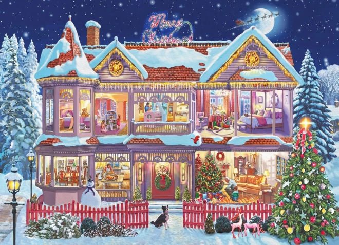 Puzzle Préparatifs de Noël 1000 pièces EUROGRAPHICS