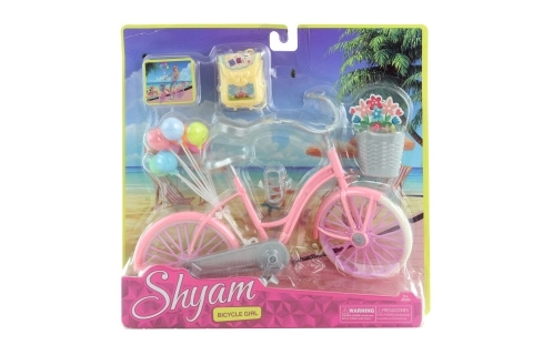 Vélo pour poupées avec accessoires