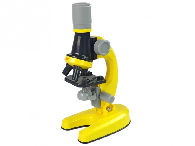 Microscope pour scientifiques Ensemble éducatif Jaune 100x 400x 1200x