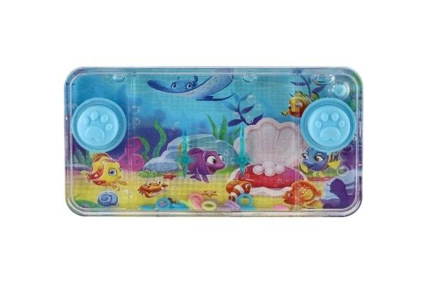 Jeu d'eau casse-tête 11x6cm en plastique monde marin 4 types 24 pièces dans une boîte