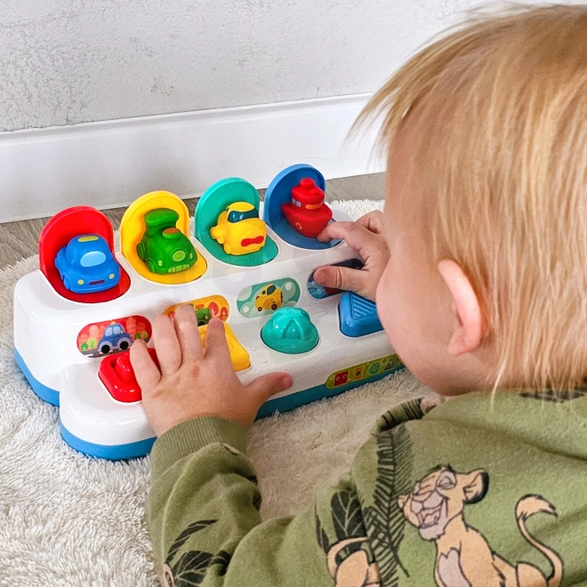 Woopie jouet éducatif pour enfants avec véhicules à ressort Pop-Up