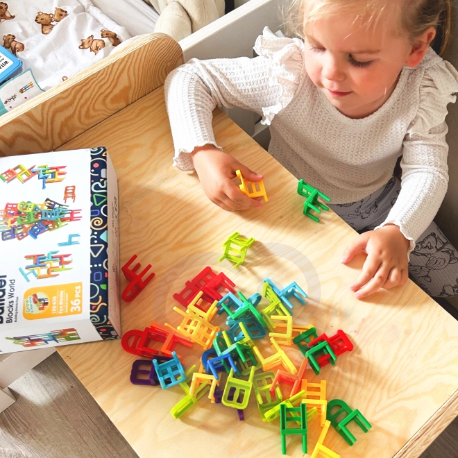 Jeu d'adresse Chaises Équilibrantes 36 pcs