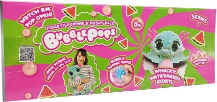 Peluche Bubble Pops - Axolotl Pastèque parfumé