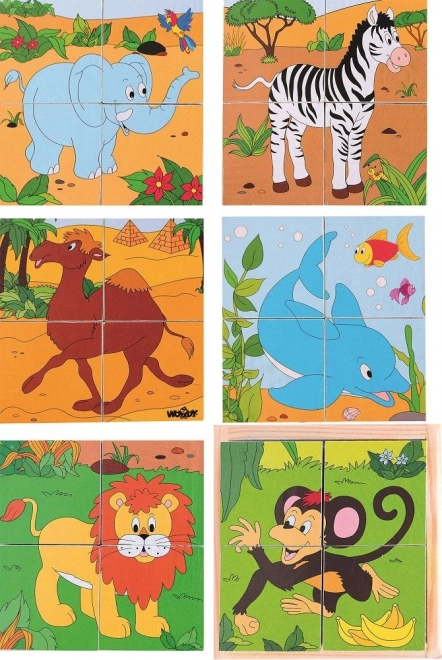 Puzzle de cubes Zoo