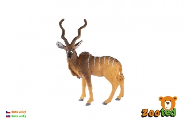 Kudu grande figurine plastique 14cm en sachet