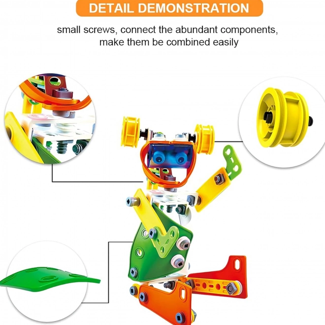 Woopie système de construction de véhicules STEM 163 pièces