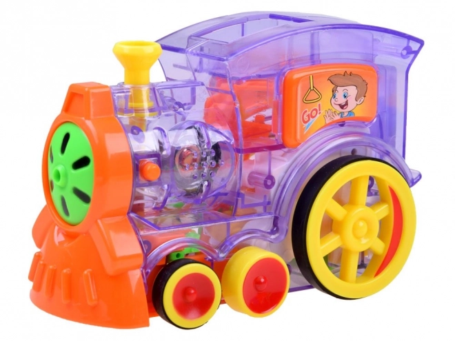 Domino locomotive ensemble de construction