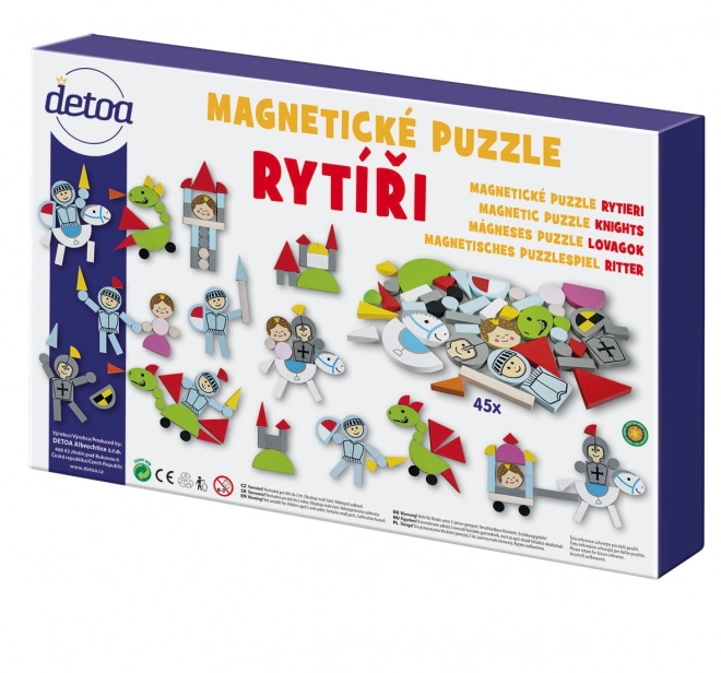 Puzzle magnétique - Chevaliers