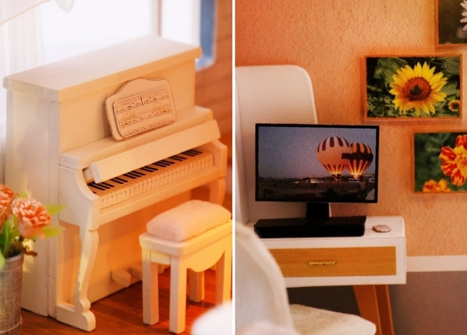 Modèles miniatures de maison Dôma couleurs émaillées