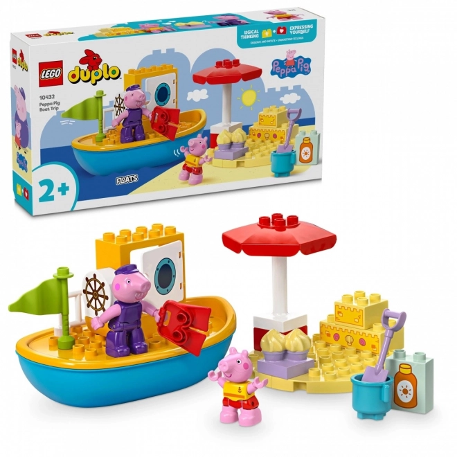 LEGO DUPLO 10432 Peppa Pig Peppa et l'excursion en bateau