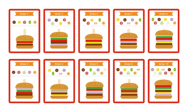Restaurant de burgers en bois WOOPIE GREEN pour enfants