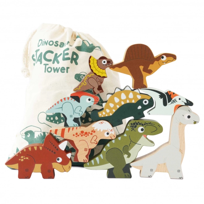 Tour empilable dinosaures par Le Toy Van