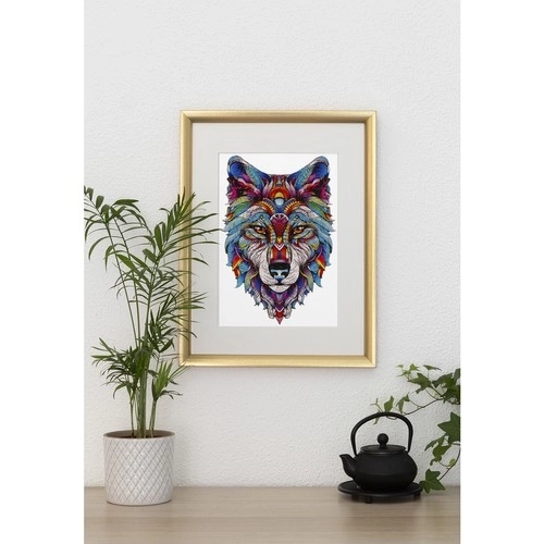 Puzzle en bois krüzzel Loup