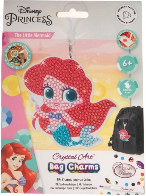 Pendentif Crystal Art Petite sirène