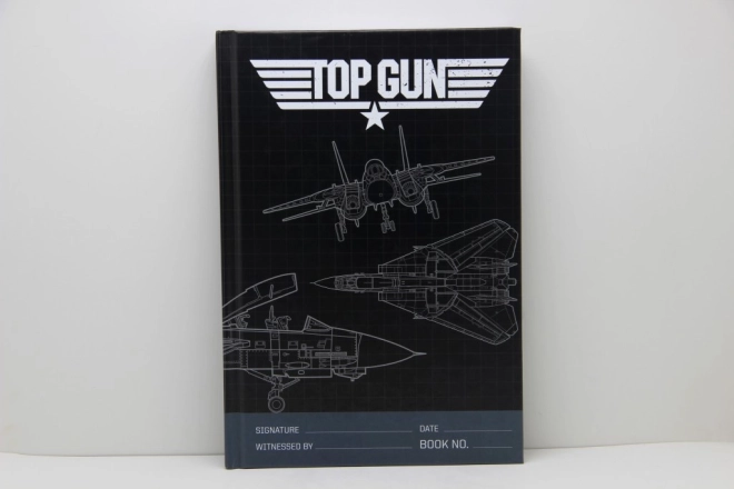 Bloc ligné A5 Premium avec motif TOP GUN