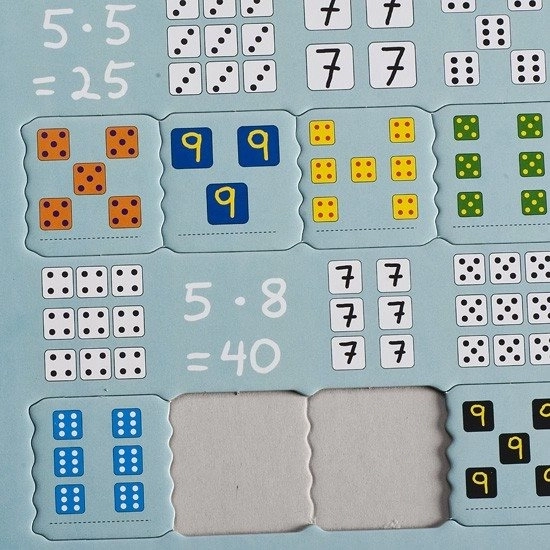 Larsen Puzzle Scientifique Multiplication avec Dés