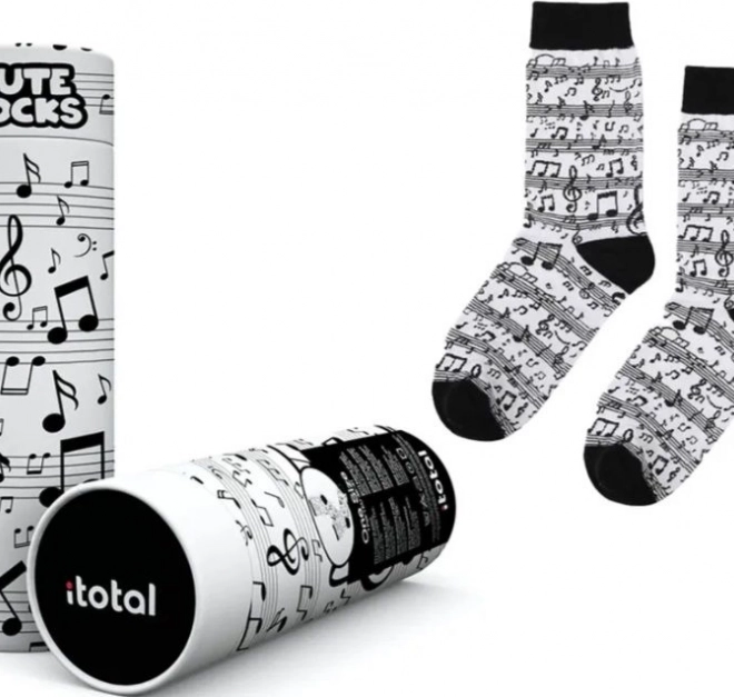 Chaussettes avec des notes