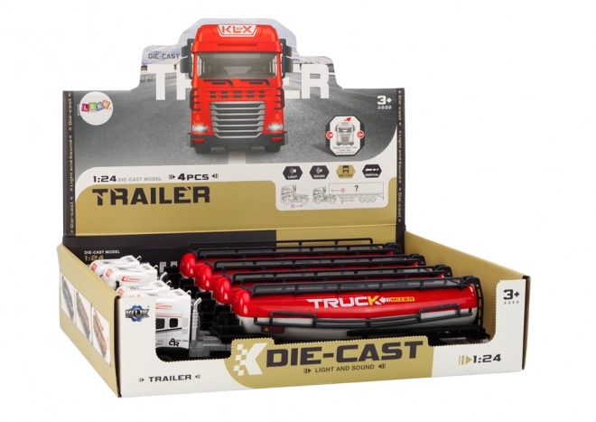 Camion avec remorque Citerne 1:24 Lumières pour camions Son