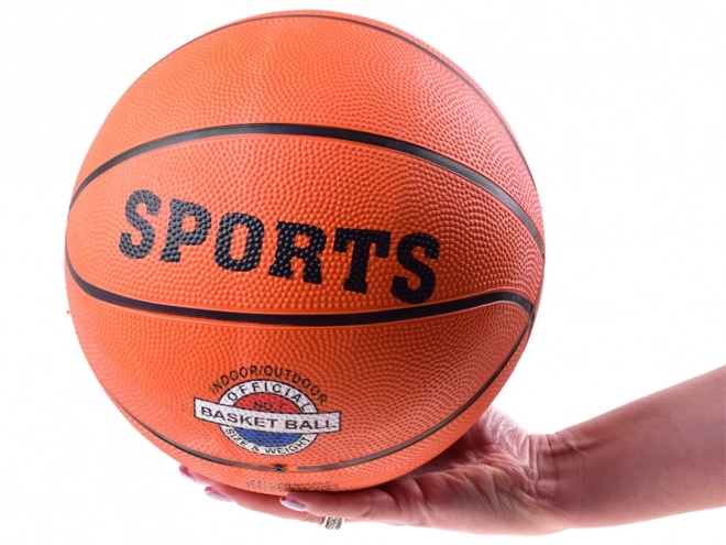 Ballon de basketball orange