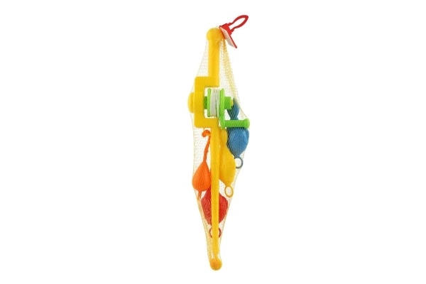 Canne à pêche avec poissons 50 cm