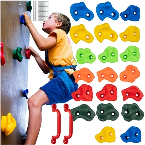 Ensemble de prises d'escalade pour mur Kruzzel