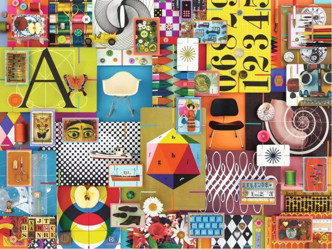 Puzzle Ravensburger Eames House of Cards 1500 pièces
