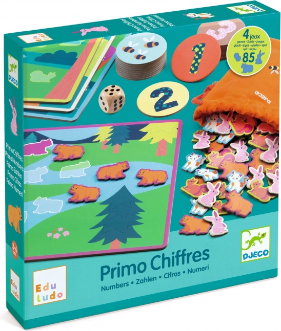 DJECO Ensemble de jeux pour compter - 123 Chiffres