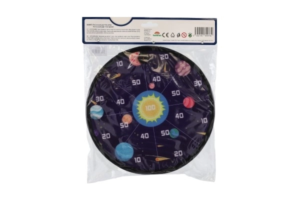 Cible réversible avec velcro et balles