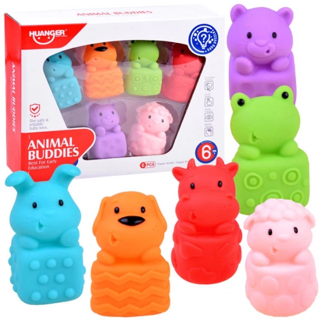 Animaux en caoutchouc pour le bain