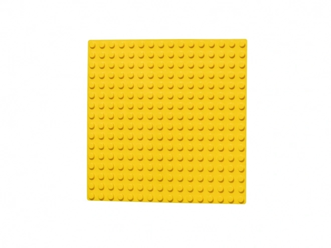 Plaque de construction Junior jaune 16x16