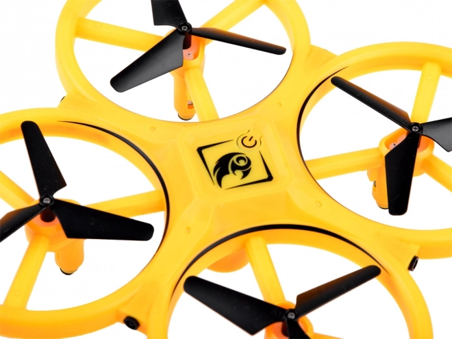 Drone contrôlé par gestes de la main + contrôle à distance Quadcoptère RC0573 – Jaune