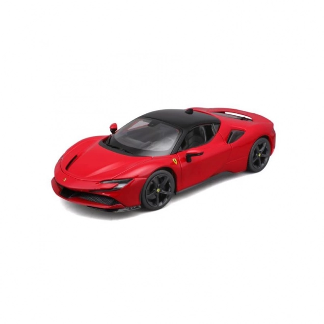 Modèle métallique Ferrari SF90 Stradale rouge 1:18